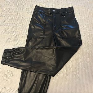 H&M Divided vegan leather pants